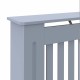 Radiátor fedezék 2 pcs szürke 172 x 19 x 81.5 cm faanyag