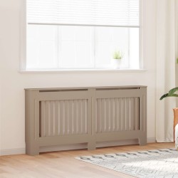 Radiátor fedezék 2 pcs barna 172 x 19 x 81.5 cm faanyag