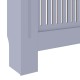Radiátor fedezék 2 pcs szürke (142-205) x 20.5 x 81.5 cm