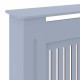Radiátor fedezék 2 pcs szürke (142-205) x 20.5 x 81.5 cm