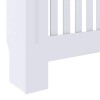 Radiátor fedezék 2 pcs fehér 78 x 19 x 81,5cm faanyag
