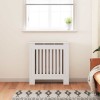 Radiátor fedezék 2 pcs fehér 78 x 19 x 81,5cm faanyag