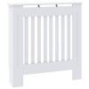 Radiátor fedezék 2 pcs fehér 78 x 19 x 81,5cm faanyag