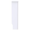 Radiátor fedezék 2 pcs fehér 78 x 19 x 81,5cm faanyag