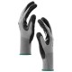 Munkakesztyűk 12 pcs szürke és fekete 11 / xxl poliészter