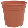 Növénycserép 24 pcs tégla vörös ø 17 x 14 cm műanyag