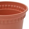 Növénycserép 24 pcs tégla vörös ø 19 x 16 cm műanyag