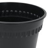 Növénycserép 24 pcs fekete ø 19 x 16 cm műanyag
