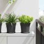 Növénycserép 24 pcs fekete ø 19 x 16 cm műanyag