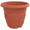 Növénycserép 6 pcs tégla vörös ø 26 x 21.5 cm műanyag