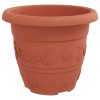 Növénycserép 6 pcs tégla vörös ø 30 x 25 cm műanyag