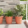 Növénycserép 6 pcs tégla vörös ø 34 x 28 cm műanyag