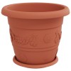 Növénycserép 6 pcs tégla vörös ø 34 x 28 cm műanyag