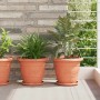 Növénycserép 24 pcs tégla vörös ø 26 x 21.5 cm műanyag