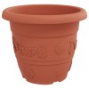 Növénycserép 24 pcs tégla vörös ø 34 x 28 cm műanyag