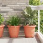 Növénycserép 24 pcs tégla vörös ø 39 x 32 cm műanyag