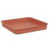 Növénycserép 24 pcs tégla vörös 16 x 16 x 14 cm műanyag