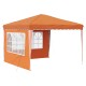 Parti sátor narancssárga 288 x 288 x 245 cm oxford szövet