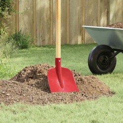 Lapát fej piros 32 x 24,5 cm porszórt acél