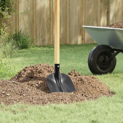 Lapát fej fekete 34,5 x 24 cm porszórt acél