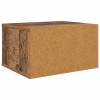 Nyomtatóállvány fiókkal öreg fa 40 x 32 x 24 cm faanyag