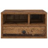 Nyomtatóállvány fiókkal öreg fa 40 x 32 x 24 cm faanyag