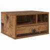 Nyomtatóállvány fiókkal öreg fa 40 x 32 x 24 cm faanyag