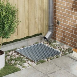 Rács ezüst 50 x 50 x 2 cm forró-galvanizált acél