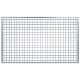 Rács ezüst 100 x 60 x 2 cm forró-galvanizált acél