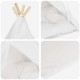 Kiskedvenc teepee párnával fehér 40 x 40 x 50 cm poliészter