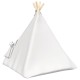 Kiskedvenc teepee párnával fehér 60 x 60 x 70 cm poliészter