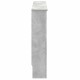 Radiátor fedezék beton szürke 172 x 19 x 81,5 cm faanyag