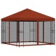Kerti pavilon oldalfalakkal 3 x 3 m terrakotta