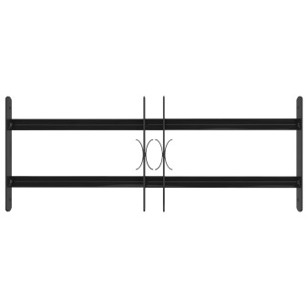 Ablak rács 76 x 30 cm porszórt acél fekete