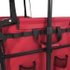 Összecsukható kézi kocsi piros 105 x 56.5 x 116 cm
