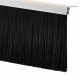 Öntapadó ajtó kefe tömítések 2 pcs ezüst 100 cm