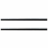 Csavaros ajtó kefe zár 2 pcs ezüst 100 cm alumínium ötvözet Csavaros ajtó kefe zár 2 pcs ezüst 100 cm alumínium ötvözet