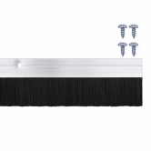 Csavaros ajtó kefe zár 2 pcs ezüst 100 cm alumínium ötvözet Csavaros ajtó kefe zár 2 pcs ezüst 100 cm alumínium ötvözet