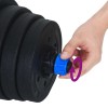 2 az 1-ben kettlebell és súlyzó készlet 30 kg fekete és kék