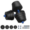 2 az 1-ben kettlebell és súlyzó készlet 30 kg fekete és kék