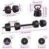 4 az 1-ben súlyzó, rúd és kettlebell szett 20 kg