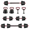 4 az 1-ben súlyzó, rúd és kettlebell szett 30 kg