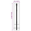 Homokzsákok 50 pcs sötétzöld 100 x 25 cm hdpe