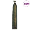 Homokzsákok 50 pcs sötétzöld 100 x 25 cm hdpe
