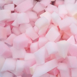 Tépett habtöltet rózsaszín 106 x 23 x 23 cm poliuretán