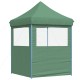 Partysátor zöld 200 x 200 x 306 cm oxford szövet