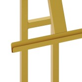 Kiállító állvány 2 pcs arany 26,5 x 26,5 x 150 cm acél Kiállító állvány 2 pcs arany 26,5 x 26,5 x 150 cm acél