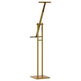 Kiállító állvány 2 pcs arany 26,5 x 26,5 x 150 cm acél Kiállító állvány 2 pcs arany 26,5 x 26,5 x 150 cm acél
