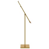 Kiállító állvány 2 pcs arany 26,5 x 26,5 x 150 cm acél Kiállító állvány 2 pcs arany 26,5 x 26,5 x 150 cm acél