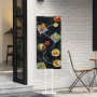 Kiállító állvány fehér 30 x 23,5 x 210 cm acél